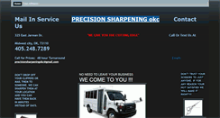 Desktop Screenshot of precisionsharpeningokc.com